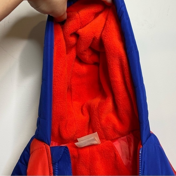 NEW First Impressions Royal Blue and Red Fleece Lined Hooded Snowsuit 18 months - Picture 10 of 11